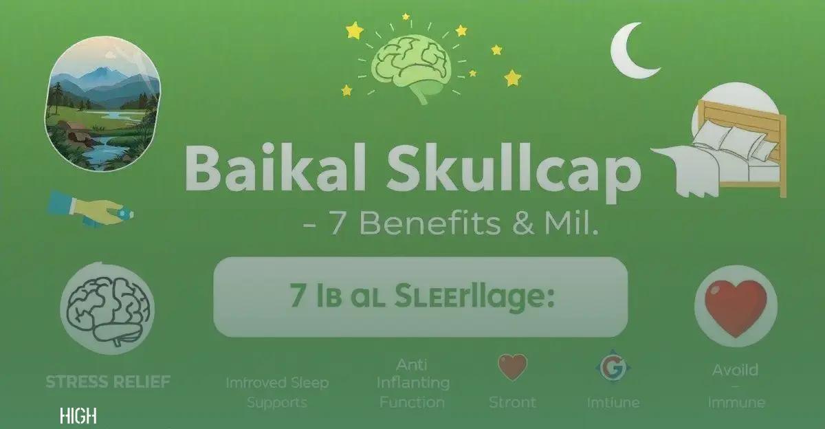 7 Baikal Skullcap Benefits: Stress Relief, Sleep & More
